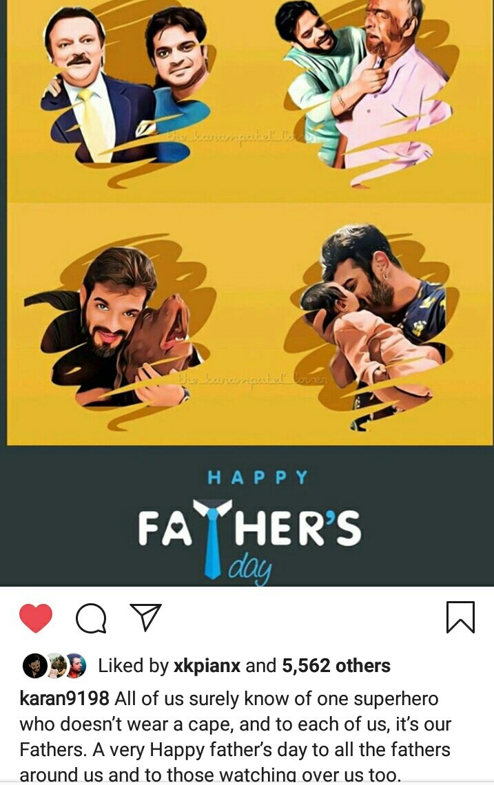 Arr8421's tweet photo. Happy Father's Day ❤
.
#KP #KKK10 #KhatronkeKhiladi10 #KaranPatel #kingoftelevision #bestactor #KPinFearFactor
#ramankumarbhalla #yehhaimohabbatein #YHM https://t.co/I4yHxvihjG