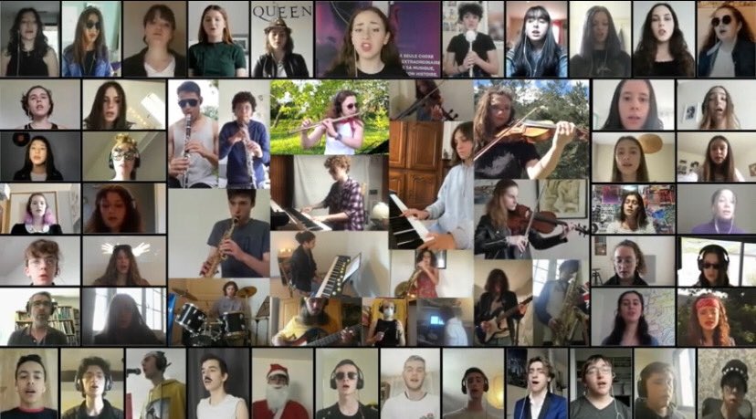 🎶 C'est la #FêteDeLaMusique !
Dans l’<a href="/AcBordeaux/">Académie de Bordeaux</a>, la musique est à l'honneur toute l'année!
Illustration avec les élèves des #lycées Louis Barthou de #Pau et Jules Supervielle d’#Oloron Sainte Marie et leur version confinée de “The Show Must Go On” 👏
👉youtube.com/watch?time_con…
