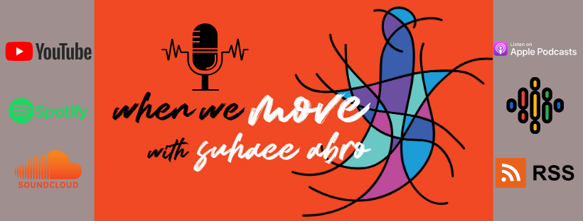 I started a podcast recently and here's the first two episodes! When we move is a series of conversations based on movement, the body, dance, mind and life. To listen to it: suhaee.com/podcast/    #podcast #movement  #bodypositivity #Dance #conversation