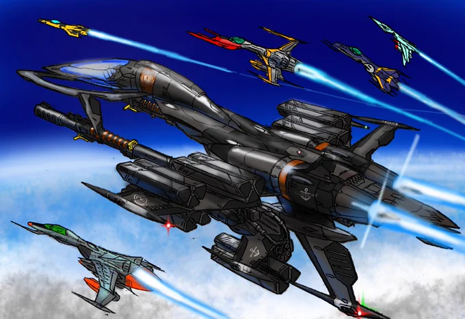 #見た人も戦闘機を無言であげる
? 