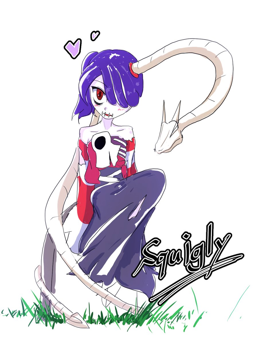 ファルコン Mりん スクィグリー Squigly Skullgirls イラスト イオフィエル