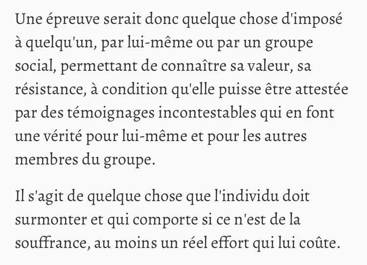 « L’évaluation est-elle une épreuve ? » Définition d’une épreuve en image « L'épreuve est un test pour voir si l'impétrant possède les aptitudes, les compétences pour occuper un rôle social attendu par la communauté. Et c'est parce qu'elle est une construction symbolique...