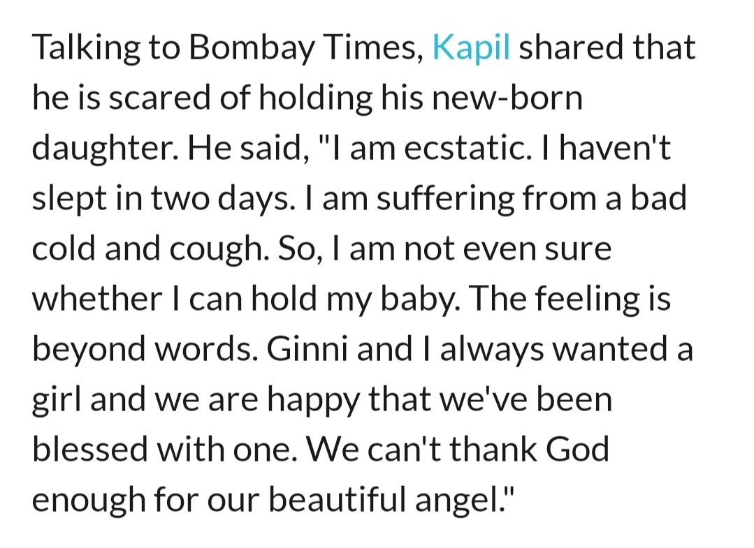 HIM SHOWING HIS ADORABLE , POSSESSIVE AND " BLESSED WITH A BABYGIRL " DADDY SIDE THROUGH HIS WRITTEN INTERVIEWS  @KapilSharmaK9   #FathersDay  
