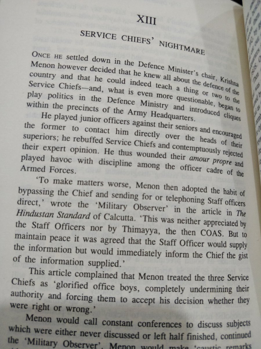 उस वीके कृष्ण मेनन की मूर्ति का अब भी सेना मुख्यालय के सामने मौजूद होना सेना की भावनाओं के साथ खिलवाड़ है, तुर्रा ये भी कि सेना भवन वाला इलाका कृष्ण मेनन लेन के तौर पर जाना जाता है। अनेक ऐतिहासिक गलतियों को  @narendramodi सरकार ने ठीक किया है, ये भी गलती सुधार ली जाए तो बेहतर!
