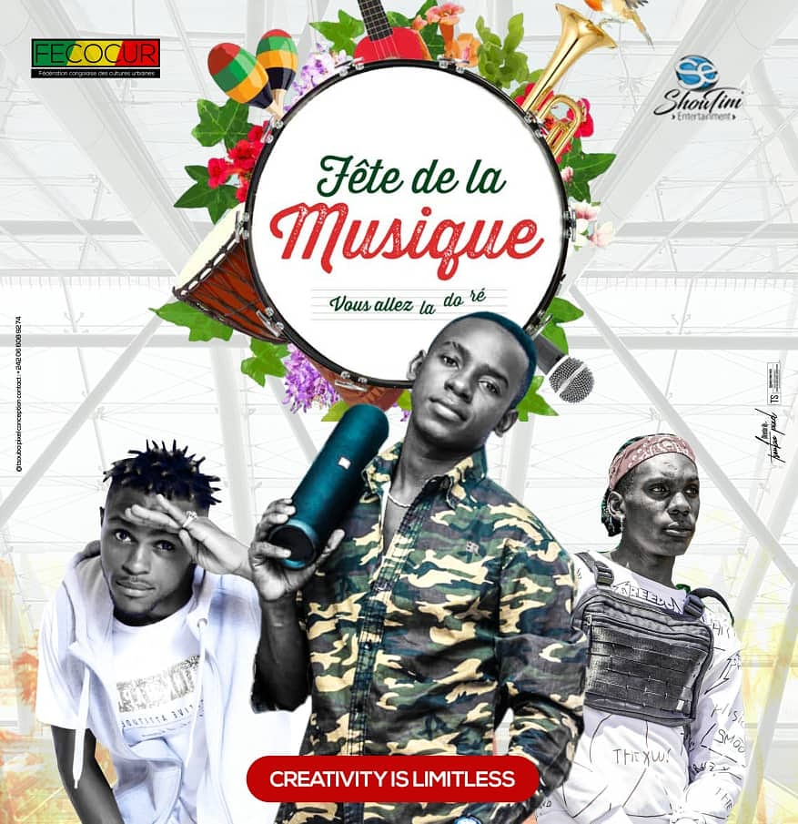 ItsShowtim's tweet photo. En cette journée du 21 Juin, date de célébration de la Fête de la Musique. Toute l'équipe de Showtim Entertainment vous souhaite une Bonne et Joyeuse Fête dans le respect des mesures barrières ... 🙏🏽🎉🎸🇨🇬
#fêtedelamusique #urbancg #fecocur #urban242 #stopcovid19
@OfficielNkj https://t.co/z0L4qaLIiE