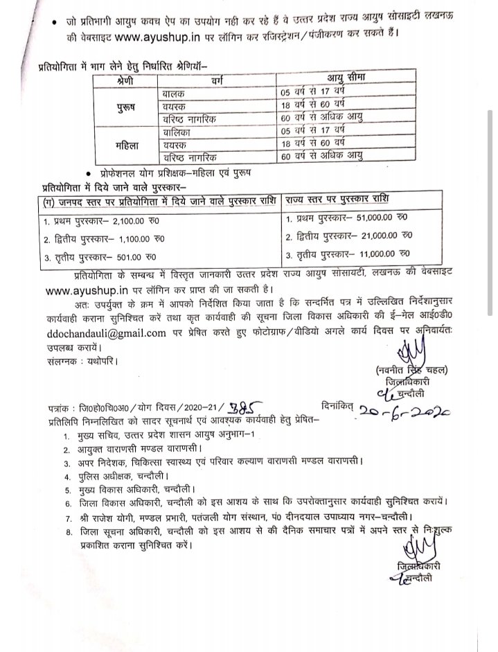 DPRO CHANDAULI tweet media
