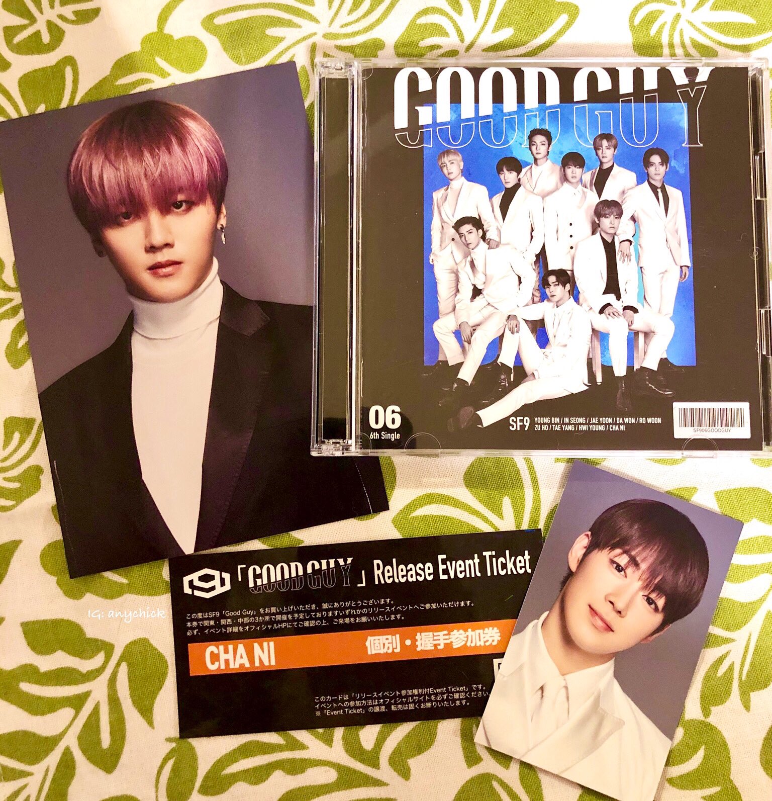 SF9 Good Guy インソン個別握手 SF9「Good Guy」インソン 個別握手参加券 10枚 トレカ付き SF9