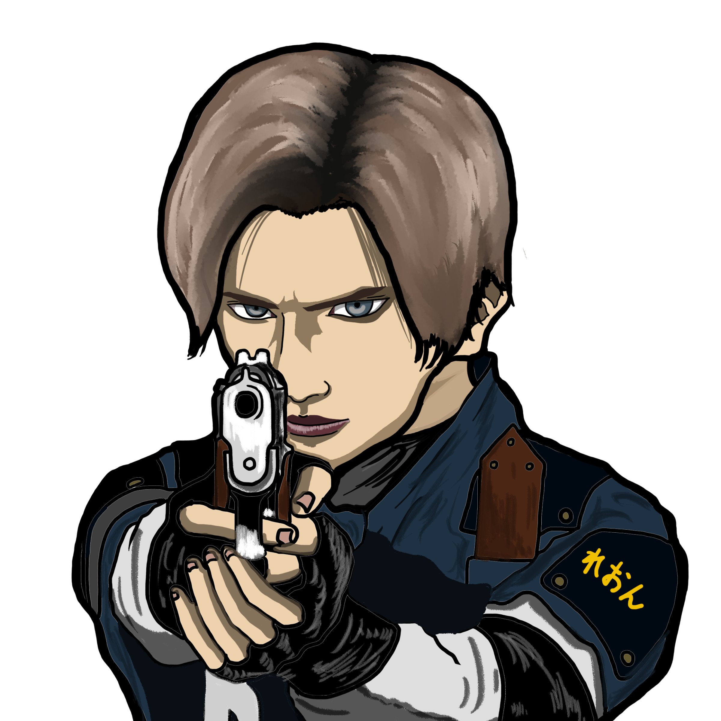 値下げ中:バイオハザード　声優ジェシー・ピメンテル直筆サイン入り本人のイラスト絵 Amazon.co.jp: バイオハザード アリラーター 直筆サイン入り写真