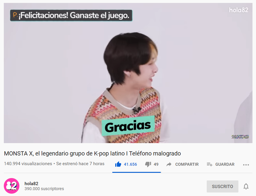 MONSPAIN_X's tweet photo. @hola82oficial @OfficialMonstaX ¡Muchas gracias por el sorteo! Mi momento favorito del juego fue cuando Hyungwon y la chica estuvieron un rato transmitiéndose el mensaje y al final Hyungwon no lo pilló bien y va y suelta esto😂. #hola82 #TelephoneGame_MONSTAX #MONSTAXxhola82 https://t.co/bptJ9802Po