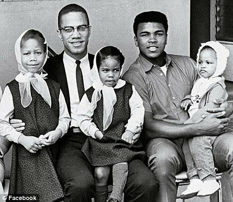 Malcolm X and Muhammad Ali #sankofasunday #blackfathers #blackfathersmatter #blackfatherhood #happyfathersday