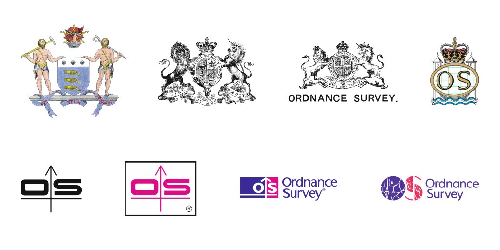 OrdnanceSurvey's tweet photo. #MappyBirthday to us - 229 today! Take a look at the evolution of our brand logos over the years👇
https://t.co/e63vzQkZQm https://t.co/Byue869h1Q