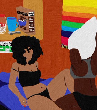 How I LOVE  @iamafreedom 's work, both their fathers day series as well as "Room 204" . A gift 