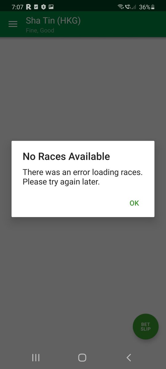 Hey tab.com.au
I can't take this any more. The error is yours, not mine. Please speak with your app designer first thing in the morning. They're moving into the barriers...how much longer must I wait?