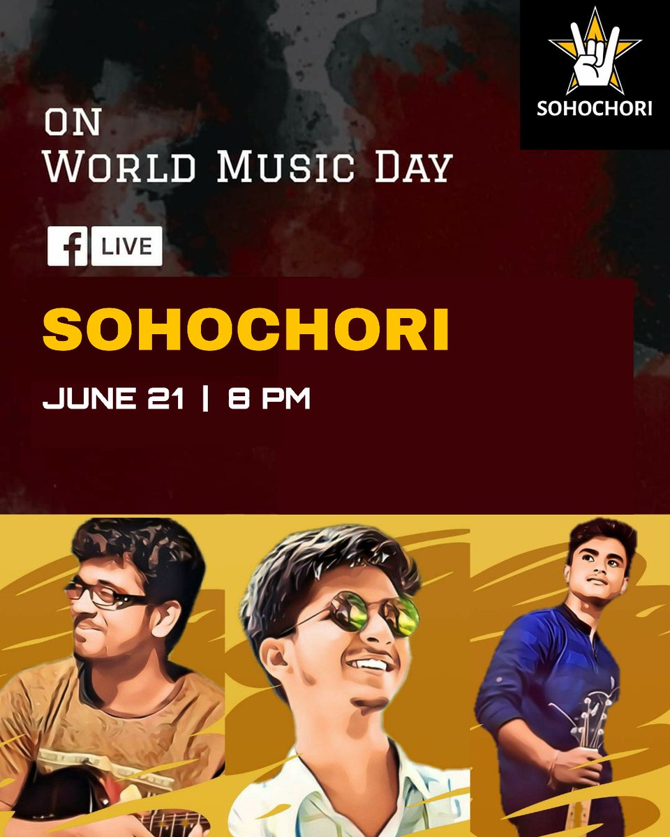 Today 8pm...

#Sohochori Facebook Live