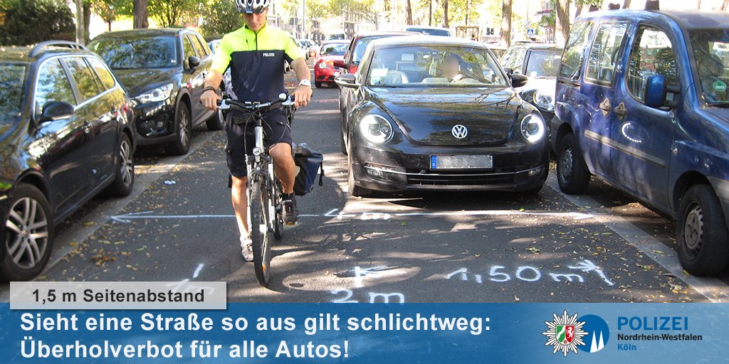 polizei_nrw_k's tweet photo. #PolizeiNRW #Köln #Leverkusen : Aktion Seitenabstand - Sie sind gefragt! - Infos unter https://t.co/Pb5IZ264ku https://t.co/dVAhQaY2Bm
