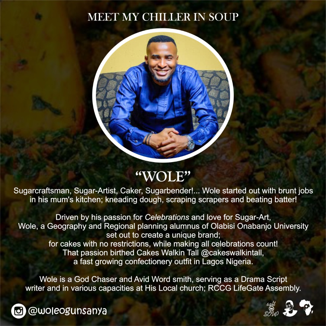 angelthesalt's tweet photo. Where are those INGREDIENTS? We'll be IN SOUP later tonight to continue "REVIEWING OUR COEXISTENCE" π₯π
_
WOLE @cakeswalkintall will join me to answer two questions kpere...π
_
You no wan miss Tori Inside Pot & Spice for the week. π
_
π #relationships #Human #SaltInSoup https://t.co/t41uWtNpBN