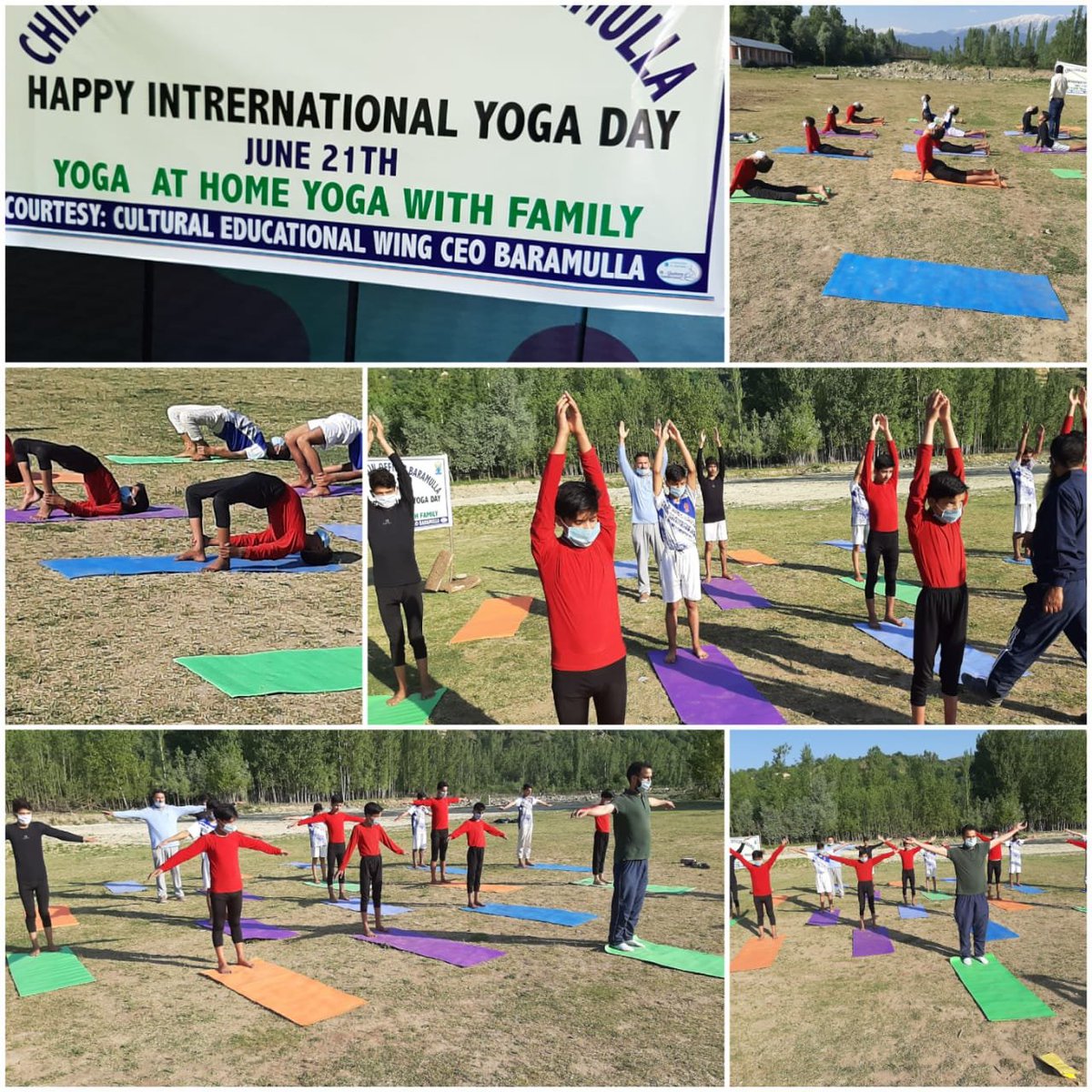 योगः कर्मसु कौशलम् 🧘‍♀️

On the occasion of #Internationalyogaday2020, the message of #HumFitTohIndiaFit💪 reverberated across the #AspirationalDistrict Baramulla, as citizens took out time for practicing yoga 🧘‍♂️