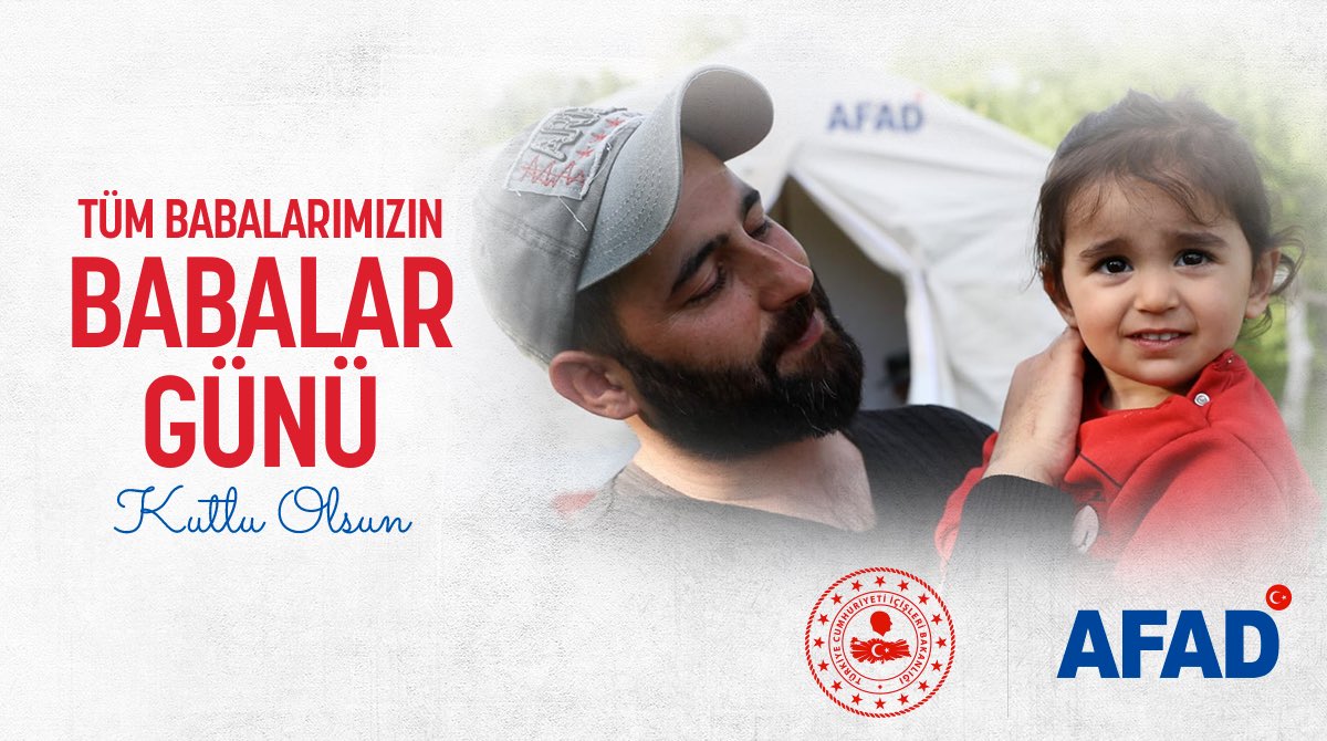 Zor günlerde güvenli kollarıyla bizleri saran babalarımızın #BabalarGünü kutlu olsun.