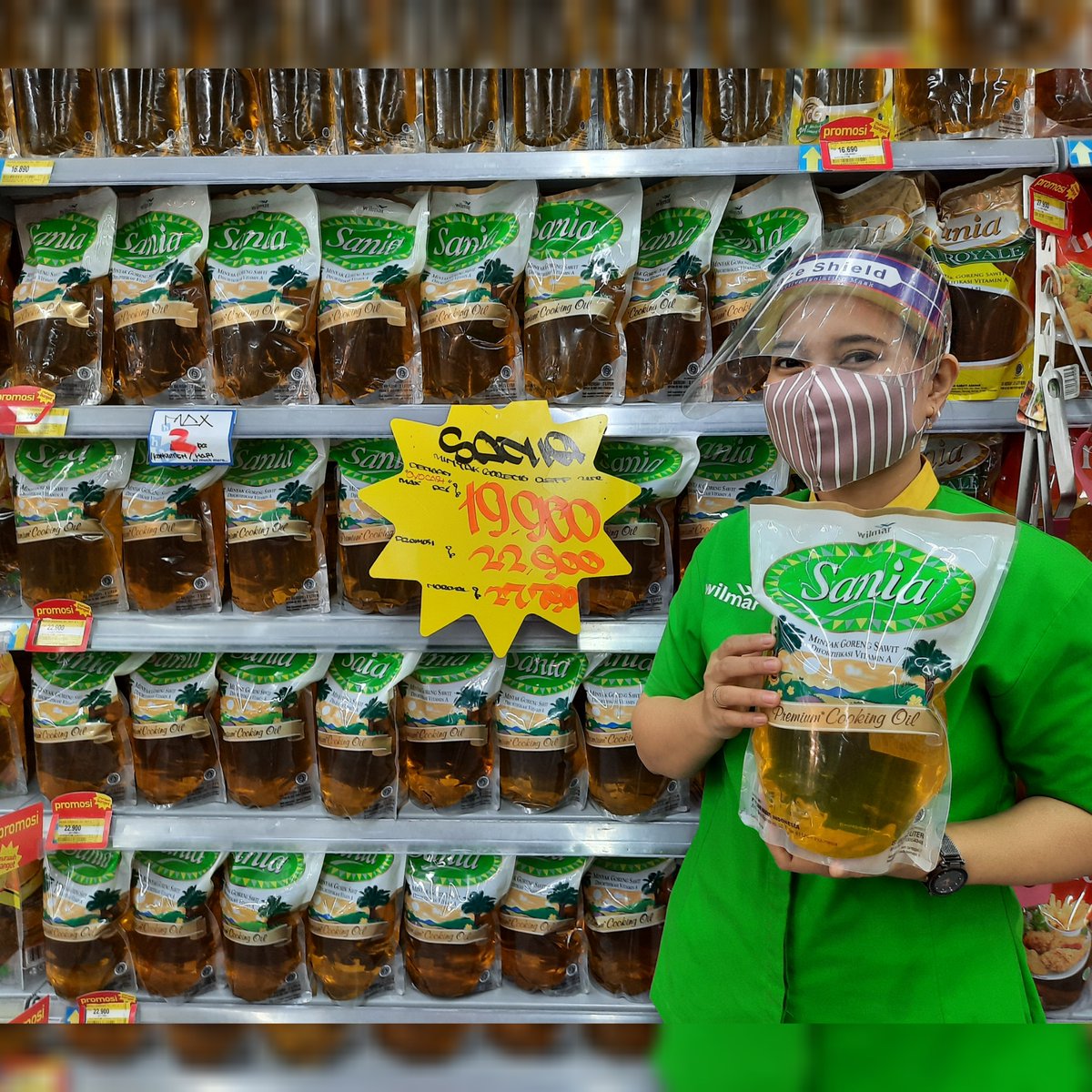 HypermartP's tweet image. Hay Pelanggan setia hypermart Pakuwon Surabaya
Dapatkan minyak goreng dengan kualitas terbaik dari Sania Minyak Goreng 2 lt
Pelanggan setia bisa dapatkan harga spesial hanya
Rp 19.900 menggunakan OVO Cash
Yuk cek nomor WA Hypermart kami ya di 0878 6220 2532
#hypermartpakuwon