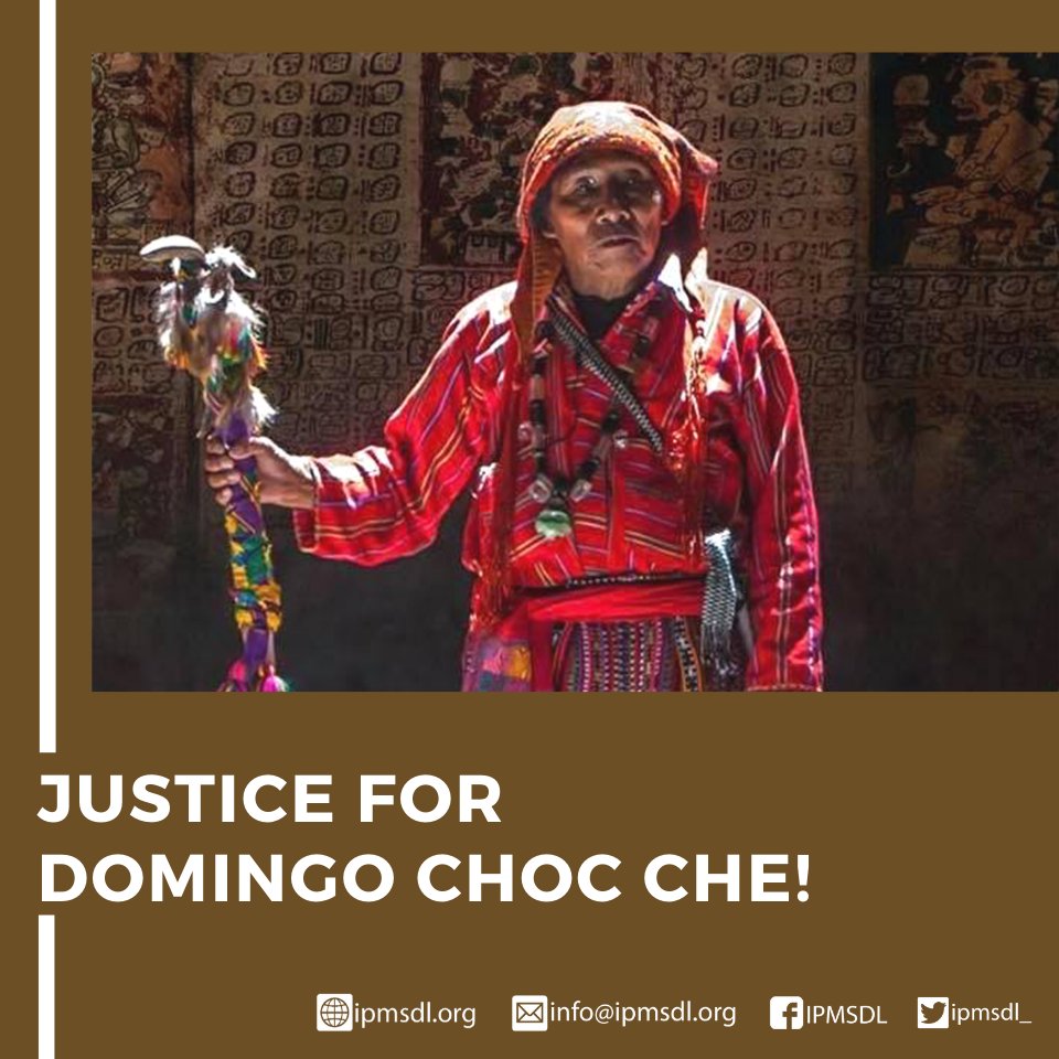 ipmsdl_'s tweet photo. 𝙅𝙪𝙨𝙩𝙞𝙘𝙚 𝙛𝙤𝙧 𝘿𝙤𝙢𝙞𝙣𝙜𝙤 𝘾𝙝𝙤𝙘 𝘾𝙝𝙚! https://t.co/YYO4TfeIbe
We condemn the murder of Mayan spiritual guide, medicinal plant expert & HR worker who was tortured & burnt alive in Chimay, San Luis, Petén in Guatemala last June 6. 😡😭#ProtectionNotDiscrimination https://t.co/j4i42Q3kGw