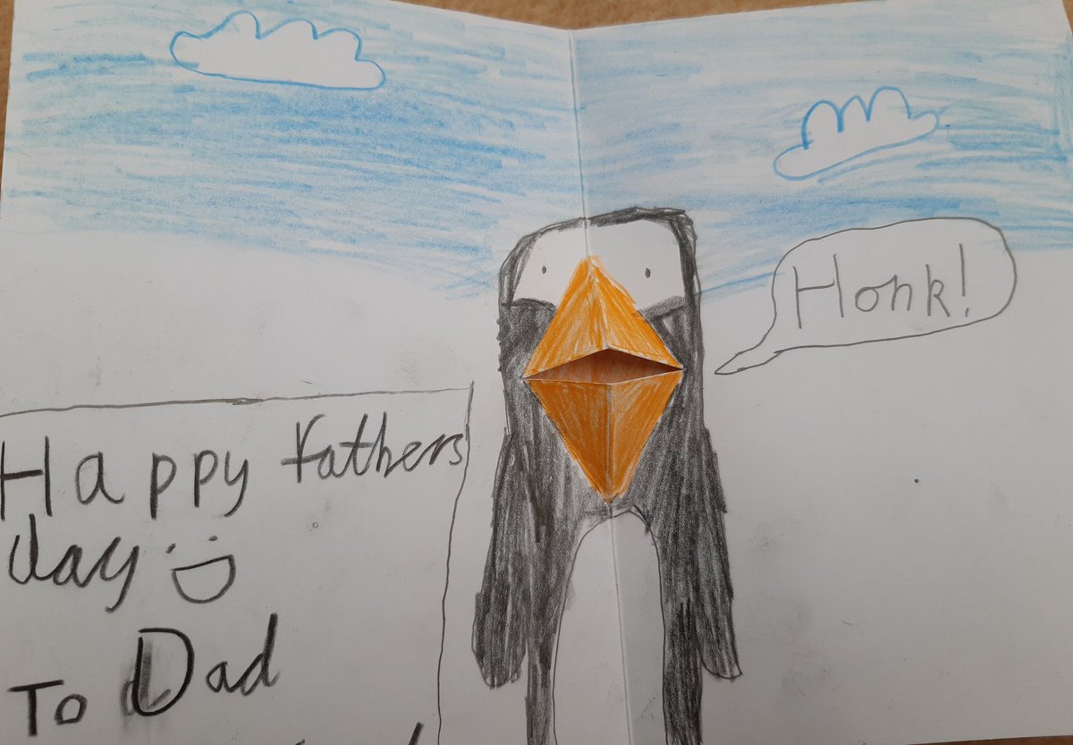 Father's day #penguin HONK! #olafart @OFalafel