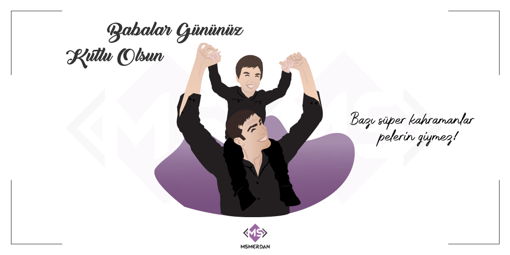 Hayat boyu destek olan, omuz veren, cesaretlendiren ve güçlendiren süper kahramanlarımız Babalar Gününüz Kutlu Olsun.
#msmerdan #babalargünü #baba  #babalargunu #babam #FathersDay #HappyFathersDay #hero
#kahramanım #Babalargunukutluolsun