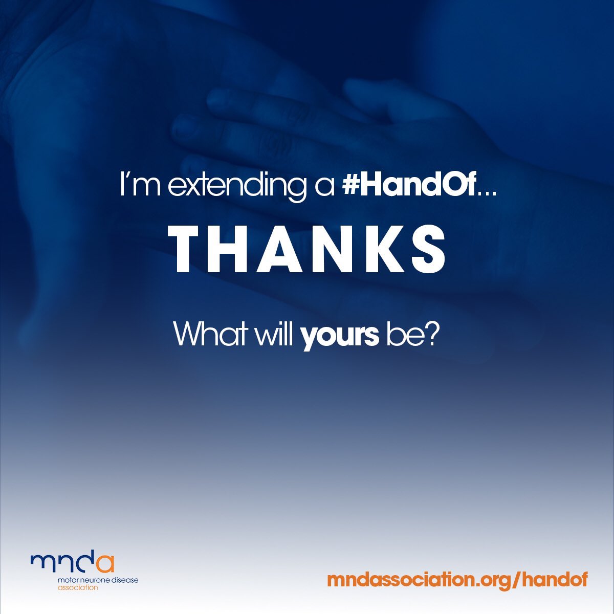 MNDNorthWilts's tweet photo. On #GlobalMNDAwarenessDay we are extending a hand of thanks to all our volunteers, and everyone supporting people with and affected by #MND https://t.co/yeQOuwmRkb