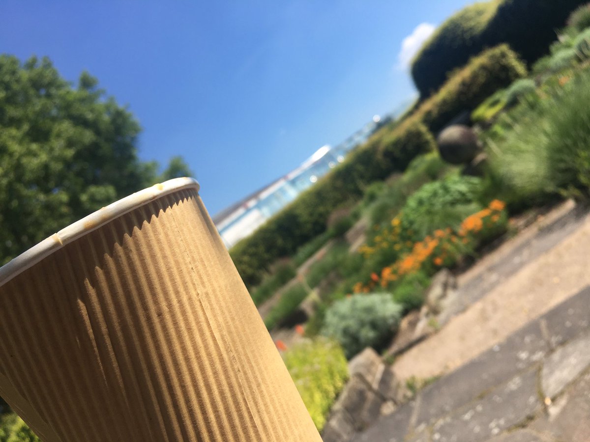ruhrpottagentin's tweet image. Blauer Himmel, zwitschernde Vögel, Kaffee und bisschen Wingwave-Sound. Herrlichst 🍀 Schönen Sonntag euch allen! #SundayMorning #wingwave #walkingmeditation