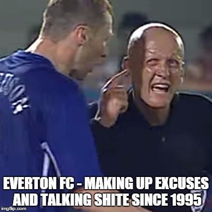 Arhub6's tweet photo. The saga continues for #Evershite ..... Waiting for the umpteenth time.....never gonna happen for them. #LFC #LFCfamily @lfc #EvertonVsLiverpool #derby #GoLFC https://t.co/UgqompVaw8