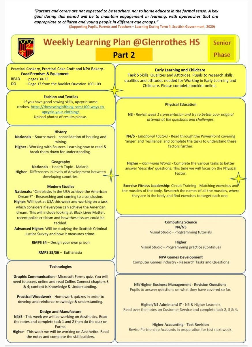 Glenrothes High School (@glenrotheshs) on Twitter photo Learning Plans for our young people <a href="/GlenrothesHS/">Glenrothes High School</a> week beginning Mon 22nd June.👇 Remember further information is on <a href="/MicrosoftTeams/">Microsoft Teams</a>
#learning #engagement #youcandothis 👍 Learning Plans for our young people <a href="/GlenrothesHS/">Glenrothes High School</a> week beginning Mon 22nd June.👇 Remember further information is on <a href="/MicrosoftTeams/">Microsoft Teams</a>
#learning #engagement #youcandothis 👍