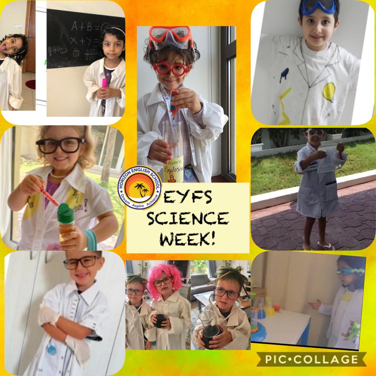 HorizonDubaiUAE's tweet photo. What a great way to start our Science week at Horizon! Our FS children are ready and definitely have what it takes to be a scientist! Do you have what it takes?

#InThisTogetherDubai #happyhorizon #horizonscience #scienceweek https://t.co/IYrhSTLyqd