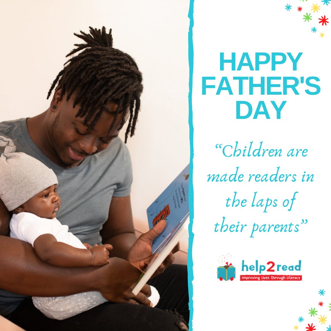 help2read's tweet image. Happy Father&apos;s day to all the Dads and father figures out there raising readers. Keep it up, together we are building a culture of reading. READER ARE LEADERS

#help2read #read #readingrevolution #kids #play #books #bookworm #education #SouthAfrica #fathersday #ngo #earlyliteracy