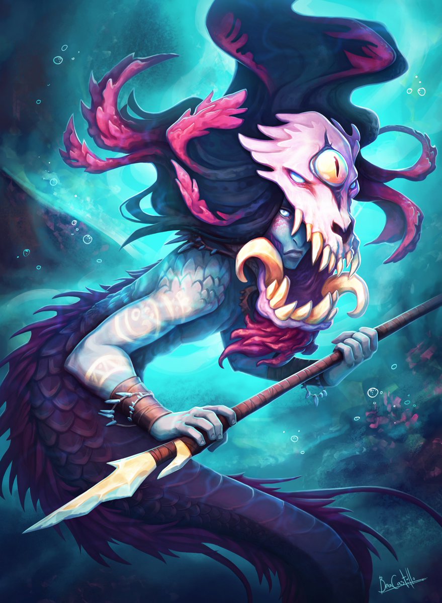 Hi I start!I’m Bea Castillo! I’m a freelance concept artist and illustrator. I love to draw creatures and fantasy characters.In my free time I'm working and developing my personal project "Dandelion", about tribal fantasy.  http://instagram.com/beacascabel/  http://artstation.com/beacastillo 