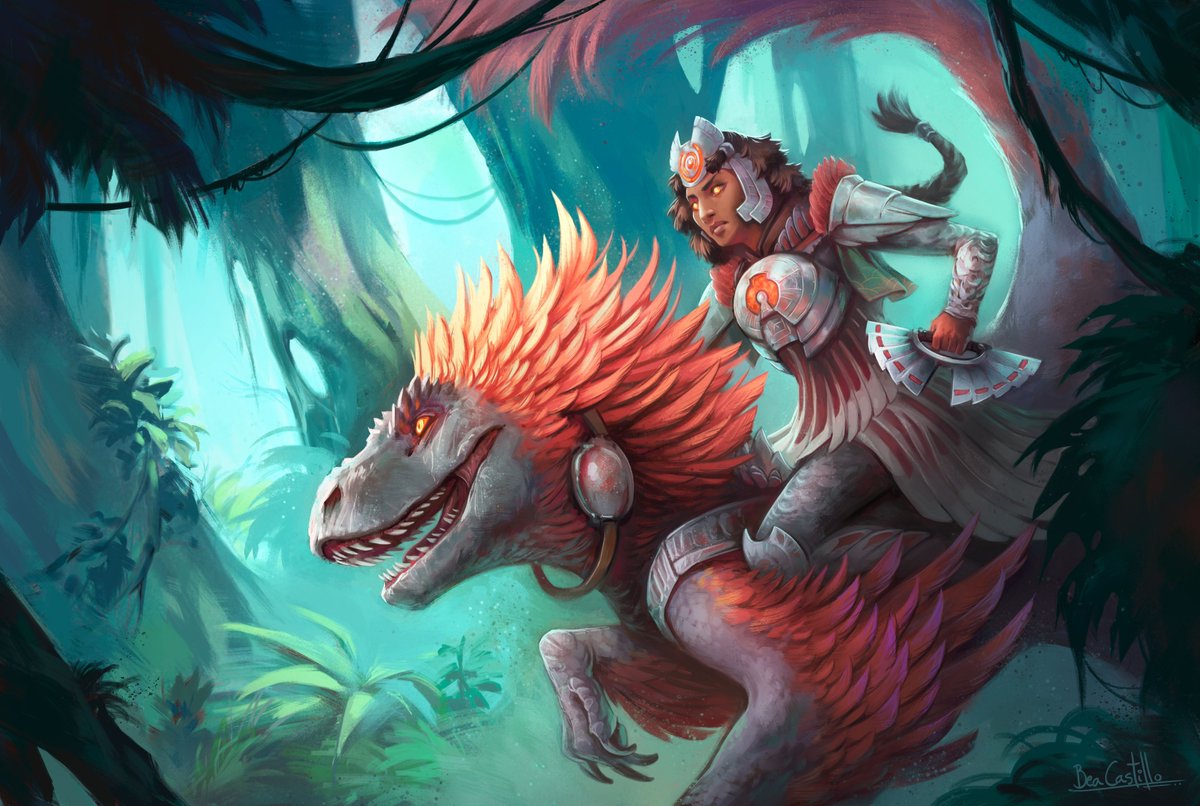 Hi I start!I’m Bea Castillo! I’m a freelance concept artist and illustrator. I love to draw creatures and fantasy characters.In my free time I'm working and developing my personal project "Dandelion", about tribal fantasy.  http://instagram.com/beacascabel/  http://artstation.com/beacastillo 