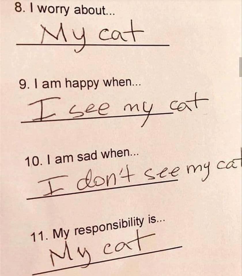 i want what this kid and their cat share