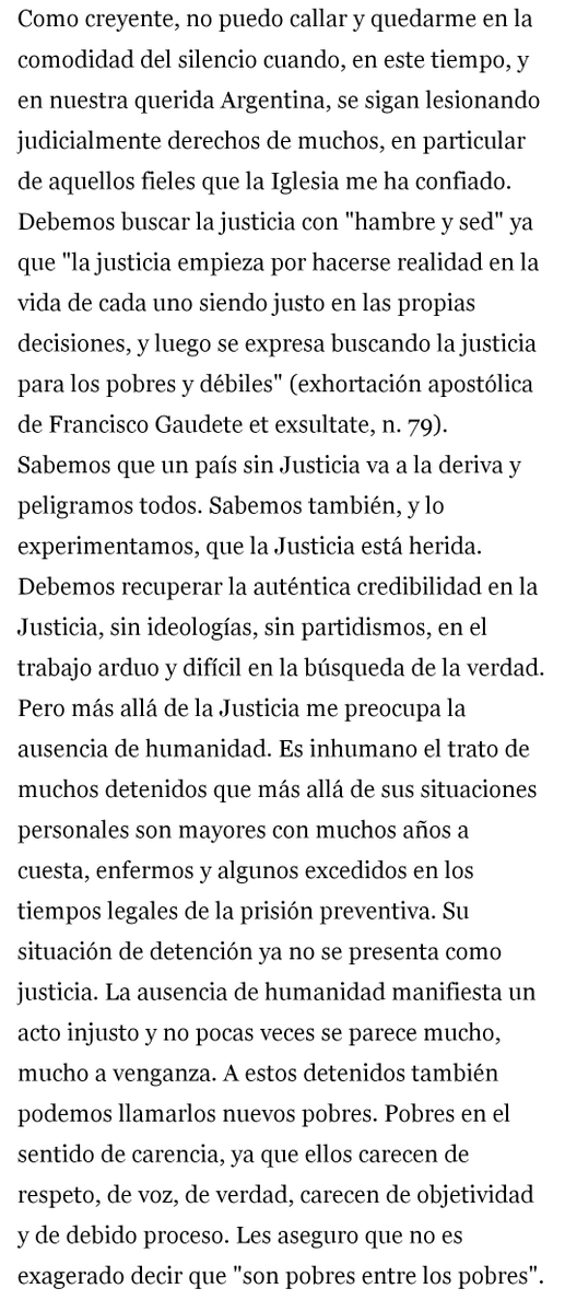cruzdelsurce's tweet photo. El Centro de Estudios Cruz del Sur agradece al Obispo Castrense Monseñor Santiago Olivera por denunciar la situación que viven los militares presos y defender la búsqueda de verdad y justicia. Hacemos nuestras sus palabras y encontrará en esta organización un aliado en la lucha. https://t.co/iP4Fmdtyen