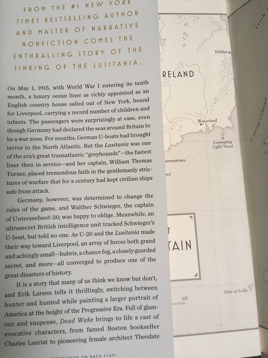 Suggestion for June 21 ... Dead Wake: The Last Crossing of the Lusitania (2015) by Erik Larson.