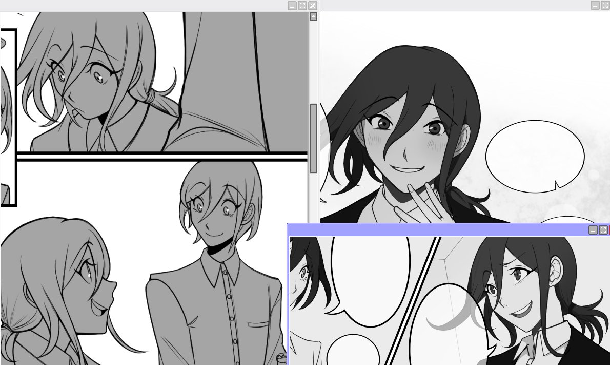 wip | i don't feel too confident about being able to finish this ouma bday comic ft saiou on time but here are a few panels..  .. i like. .. . zzZ 