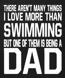 To all the swim dads sitting in the bleachers signing checks and checking your stopwatches, we see you!