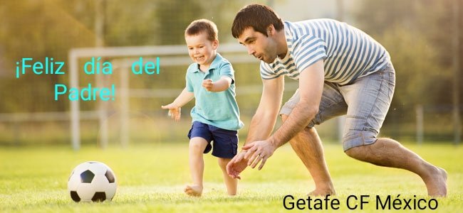 GetafeMexico's tweet photo. Feliz día a todos los padres. Un cordial abrazo de parte de la familia azulona.
#FelizDiaDelPadre #LaLiga #GetafeCF #GetafeMéxico https://t.co/eOjgsSTBty