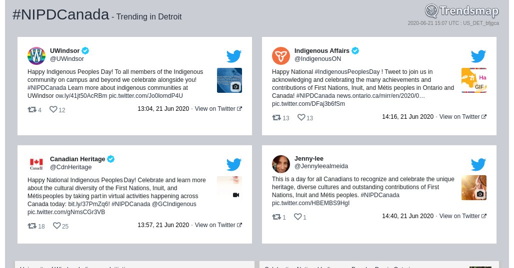 Trendsmap Detroit tweet media