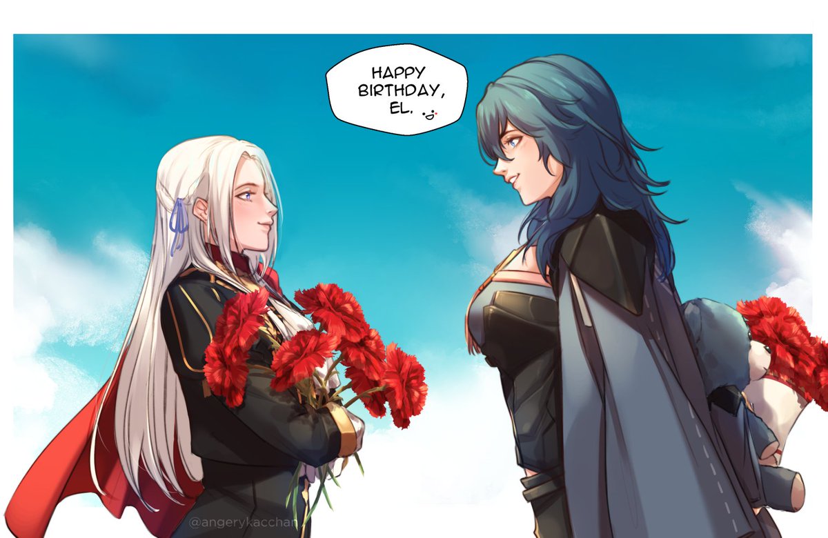 angerykacchan's tweet photo. HAPPY BIRTHDAY, EDELGARD! 🖤🦅

We love you! You deserve all the happiness in the world! (and byleth too!) 🥺💖💖💖💖

#FE風花雪月 #FE3H #edelgard  #エーデルガルトフォンフレスベルグ生誕祭2020 https://t.co/ynz9oyokBo