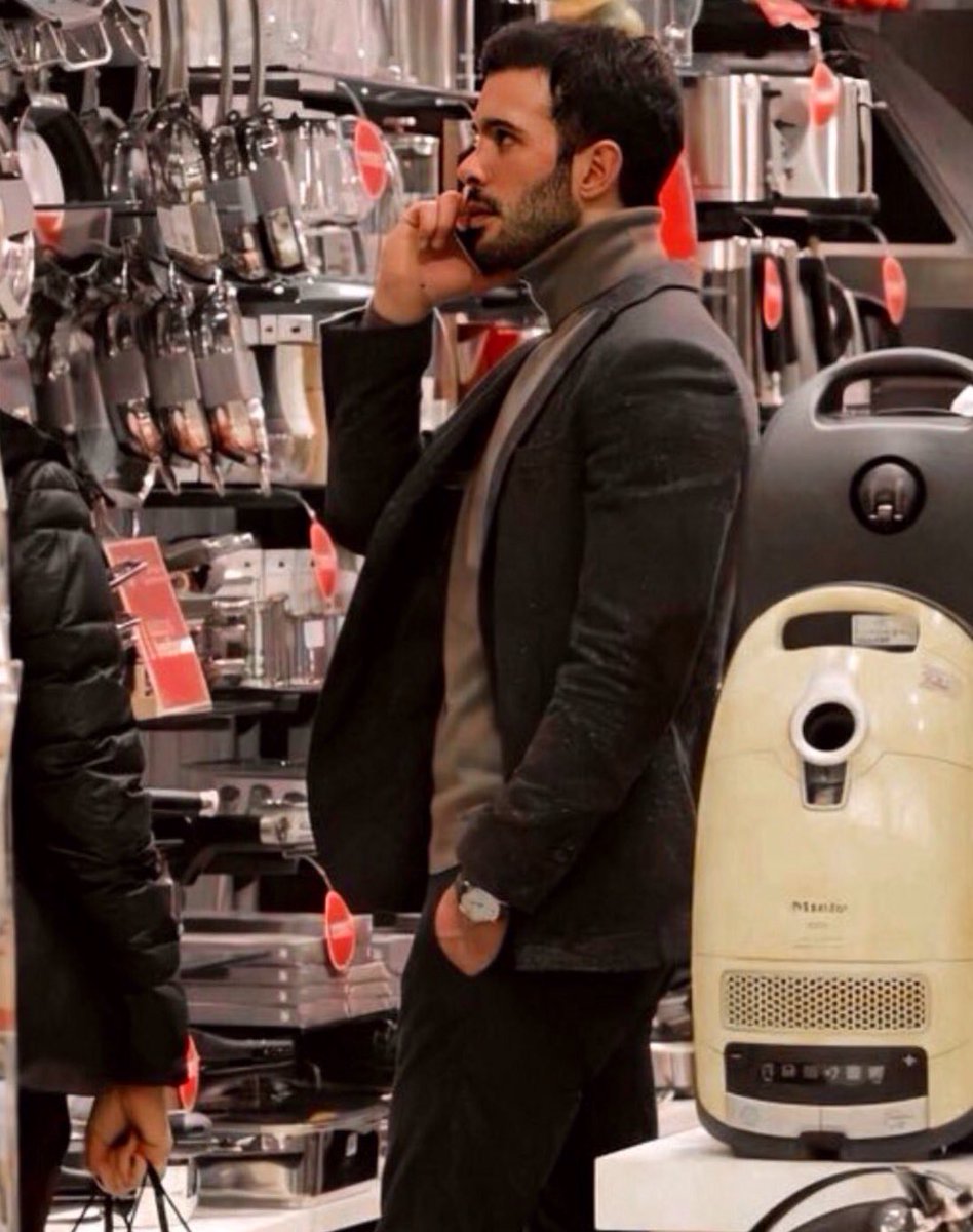 Go shopping with him