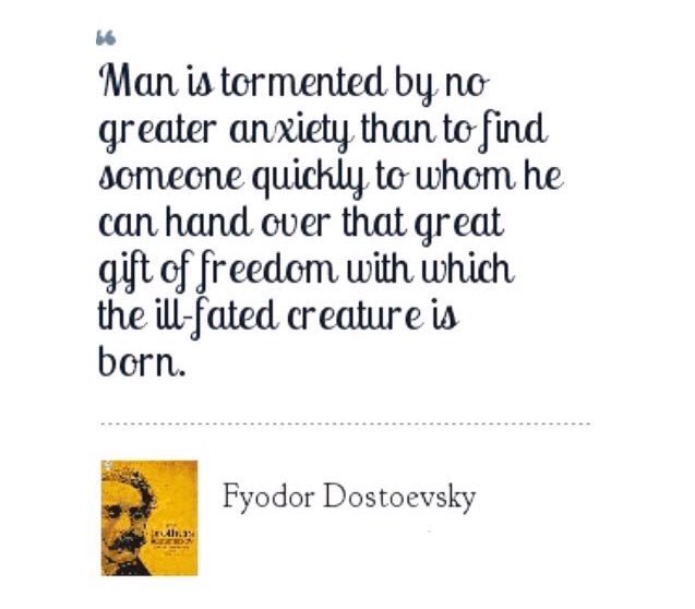 GCpanssycake's tweet photo. #Dostoevsky #wisdom on #freedom stays true through centuries https://t.co/N7HDPkeCdH