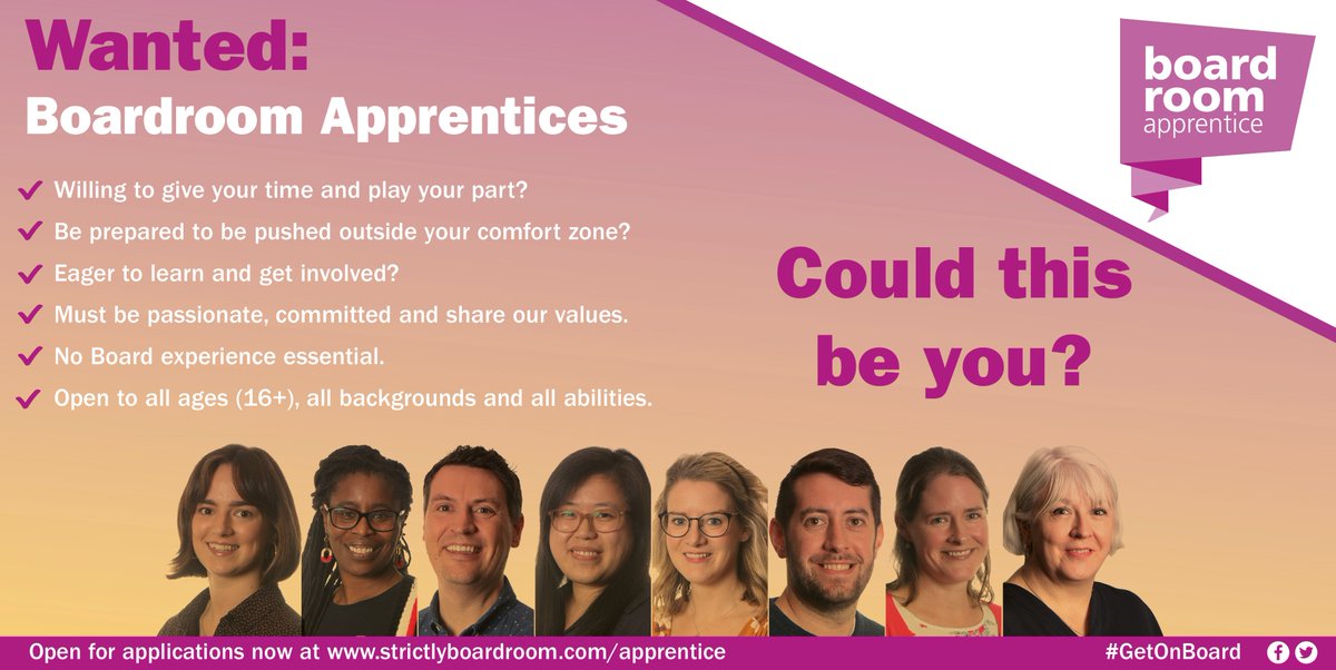 1/8 Want to apply to Boardroom Apprentice 2020?Worried about the application form? Don’t be. Most of the questions are yes, no or select from a drop-down menu. Closing date Monday 29th at 11am.Read this thread & go to the website  https://strictlyboardroom.com/apprentice/how-to-apply/  #GetonBoard