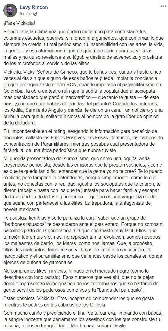 LevyRincon's tweet photo. ¡Mi respuesta a Vickicita! ¡Con mucho cariño! https://t.co/8xP6uUeg9Z