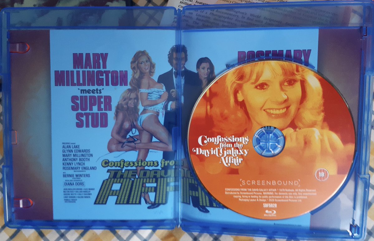 #MaryMillingtonMovieCollection #MaryMillington 
From the Mary Millington blu ray box set. Confessions from the David Galaxy Affair.