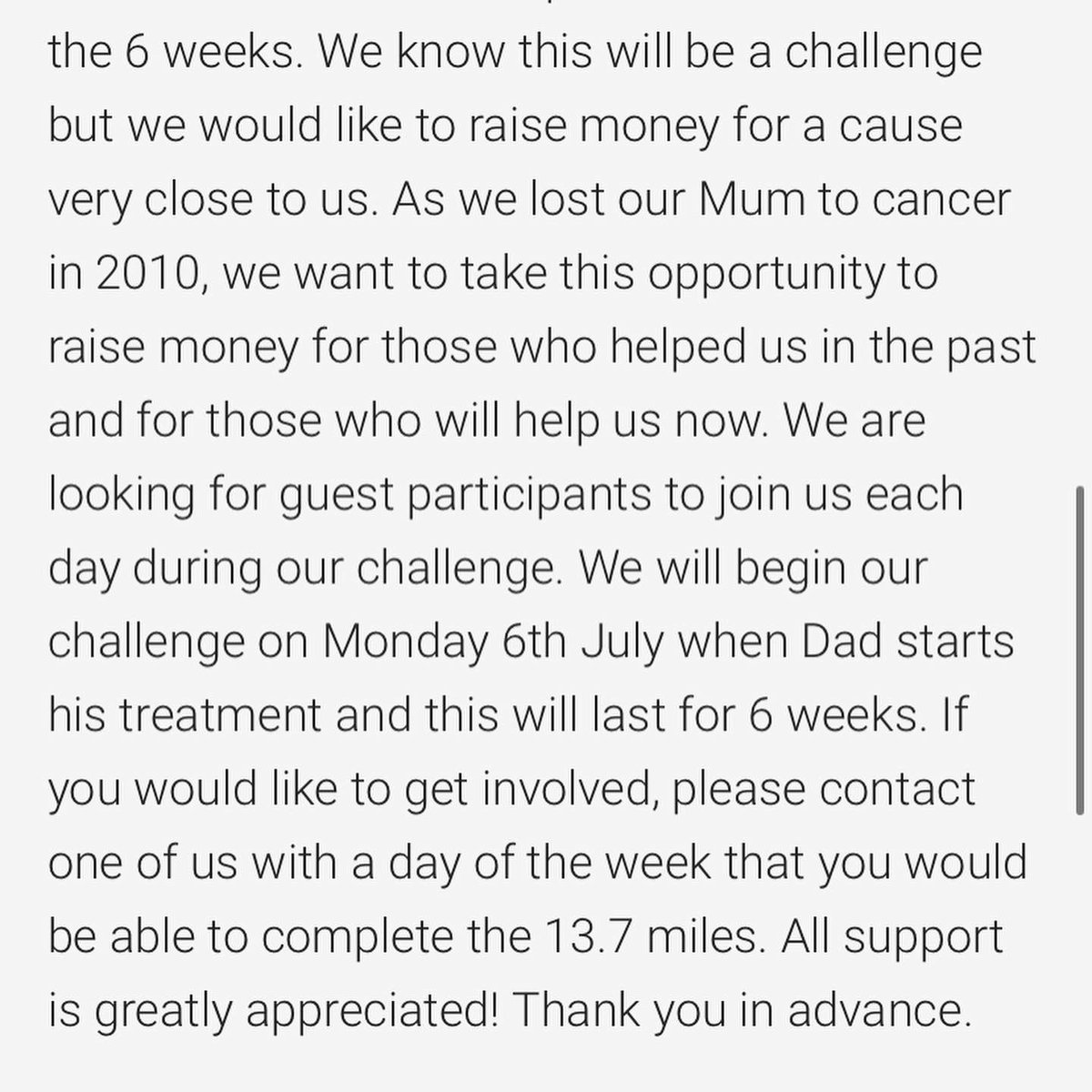 Any support is massively appreciated by all of us during what will be a difficult time for our family ❤️
justgiving.com/crowdfunding/m…