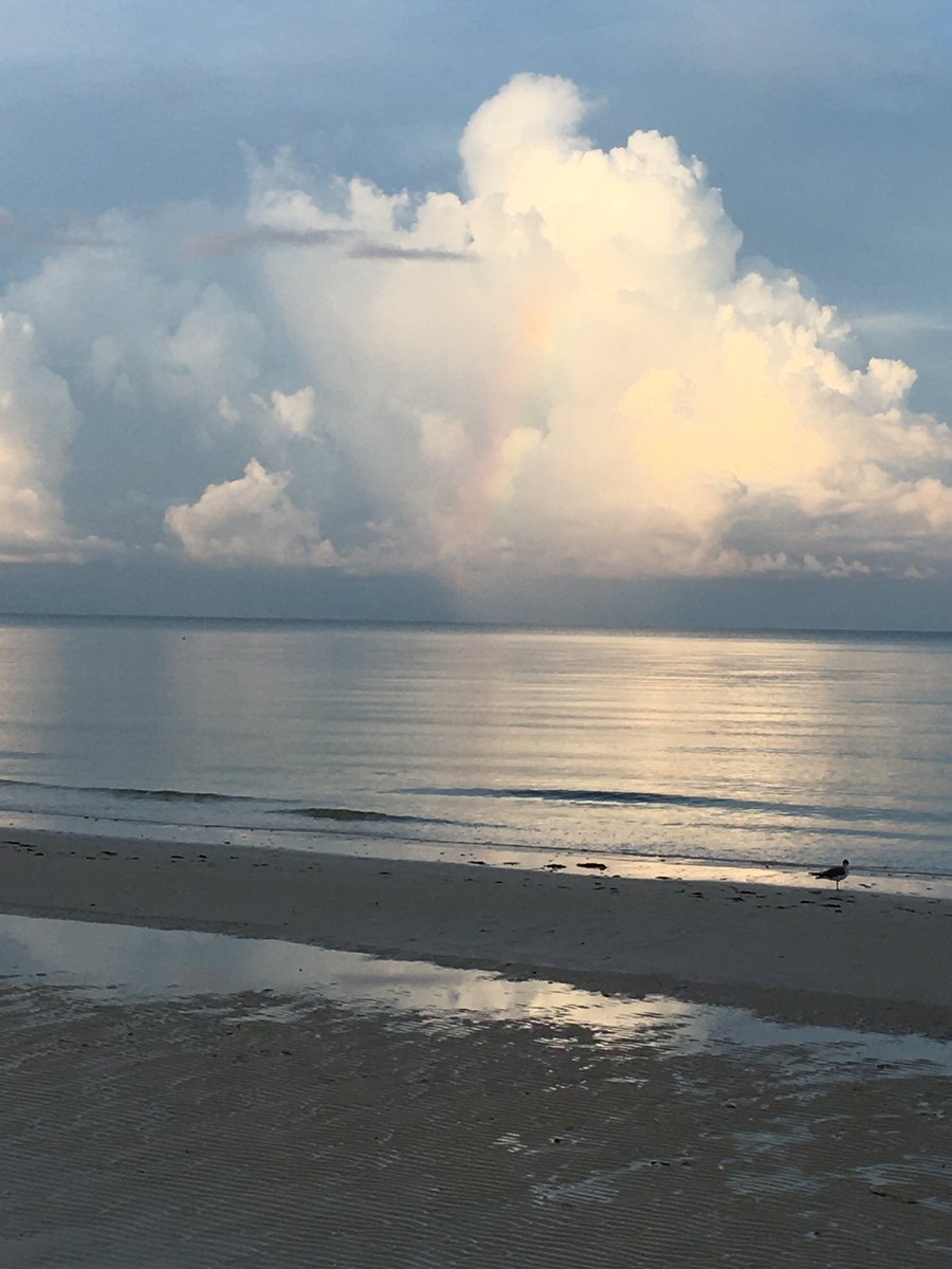 clbabb's tweet photo. View from #BowditchPoint #EsteroIsland #rainbow #weather #beach #walk time😊 @wx_rachelj @JasonDunning https://t.co/f9MkEFo3j2