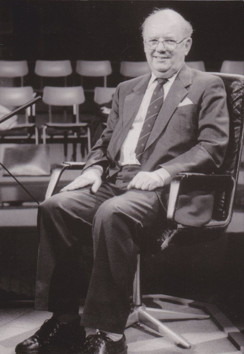Tom Billson, my dad, in the Mastermind chair, 1988. His specialist subject was "The life and career of Woody Herman".